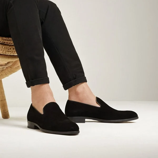 Loafer Daim Noir