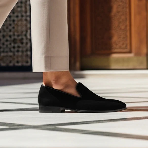 Loafer Daim Noir